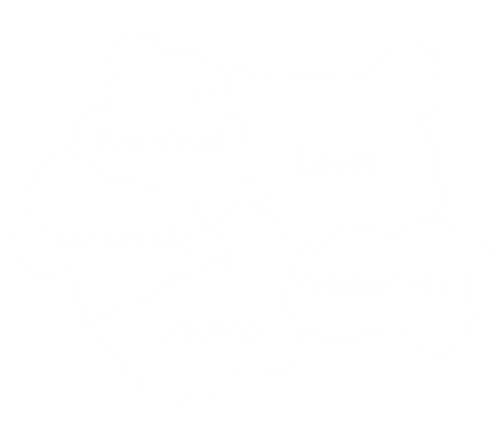 Map of West Yorkshire